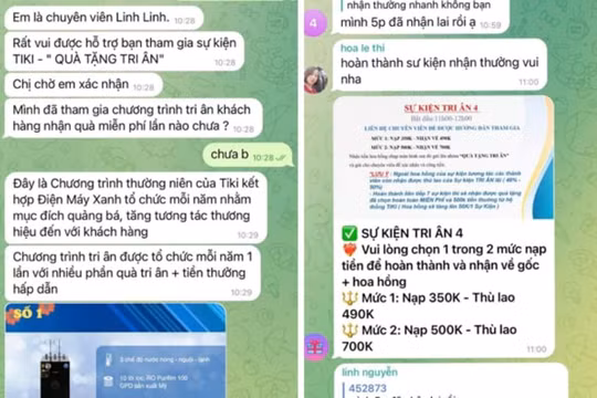 Mạo danh nhãn hàng dụ nạn nhân dính bẫy trước thủ đoạn lừa đảo nhận quà tri ân “ảo”
