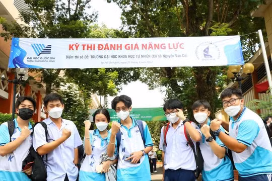 Đại học quốc gia TP Hồ Chí Minh mở cổng đăng ký dự thi đánh giá năng lực