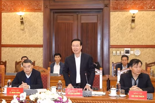 Hội nghị triển khai thực hiện Chương trình làm việc của Bộ Chính trị, Ban Bí thư năm 2023