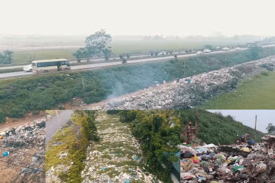 Đông Phong (Yên Phong - Bắc Ninh): Bờ ruộng, kênh mương ngập ngụa trong rác thải