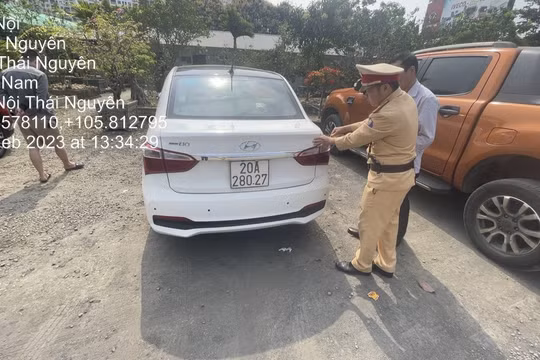 Tài xế đi ngược chiều trên cao tốc Hà Nội - Thái Nguyên bị phạt 17 triệu đồng