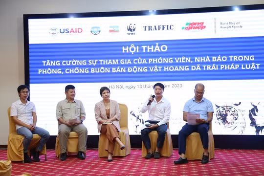 Ra mắt mạng lưới phóng viên điều tra phòng, chống buôn bán động vật hoang dã