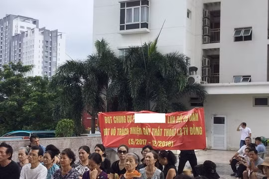 Nhiều cư dân hối hận vì lá phiếu bầu ra Ban quản trị