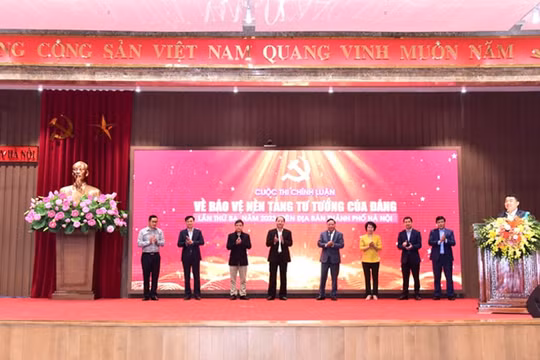 Hà Nội phát động Cuộc thi chính luận về bảo vệ nền tảng tư tưởng của Đảng lần thứ ba