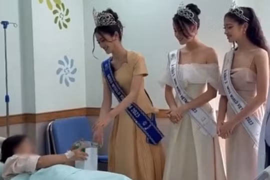 Video Hoa hậu Ý Nhi trao quà ở bệnh viện gây tranh cãi: Thực hư ra sao?