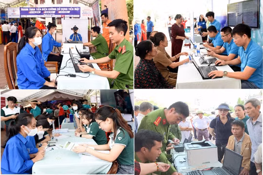 Cầm tay, chỉ việc, giúp người dân huyện Kỳ Anh (Hà Tĩnh) chuyển đổi số