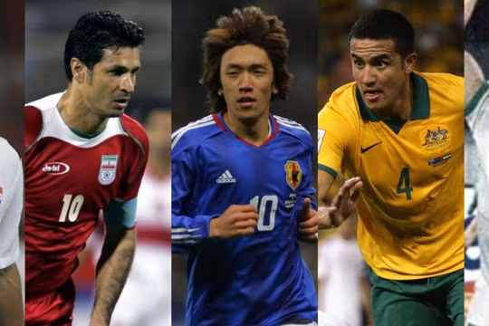 Liên đoàn bóng đá châu Á bầu chọn 5 huyền thoại trong lịch sử Asian Cup