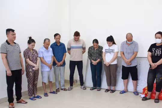 Bắt 10 đối tượng trong đường dây đánh bạc ghi số lô, đề hơn 10 tỷ đồng