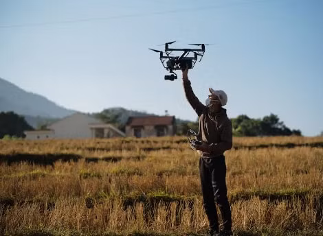 Huyện Hoài Đức quay flycam đo đạc lập bản đồ hiện trạng đất nông nghiệp