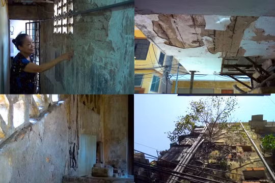 Cầu Giấy (Hà Nội): Người dân khu tập thể Nghĩa Đô sống trong nguy hiểm đến bao giờ?