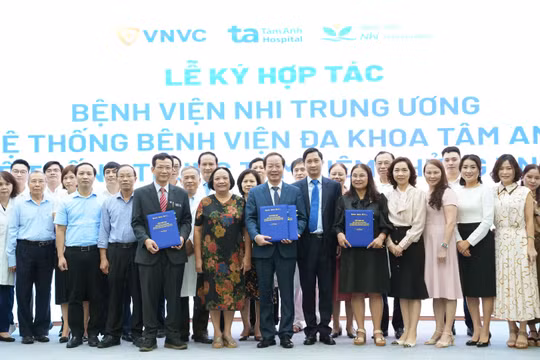 Bệnh viện Nhi Trung ương hợp tác chiến lược với Hệ thống BVĐK Tâm Anh - Hệ thống tiêm chủng VNVC