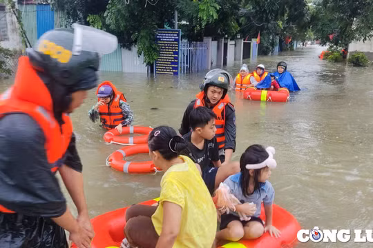 Đà Nẵng cho học sinh nghỉ học, công an sẵn sàng 100% quân số ứng phó mưa lũ