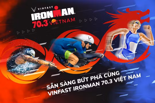 VinFast là đối tác danh hiệu của VinFast IRONMAN 70.3 Việt Nam 2023