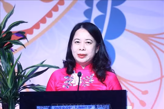 Phó Chủ tịch nước Võ Thị Ánh Xuân tham dự Hội nghị thượng đỉnh Phụ nữ Toàn cầu 2023