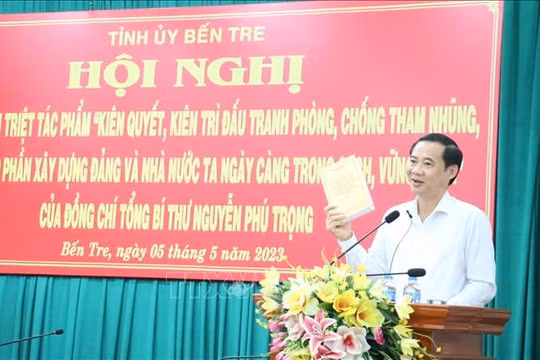 Cuốn sách của Tổng Bí thư: Tư tưởng xuyên suốt, nhất quán của Đảng về phòng, chống tham nhũng, tiêu cực