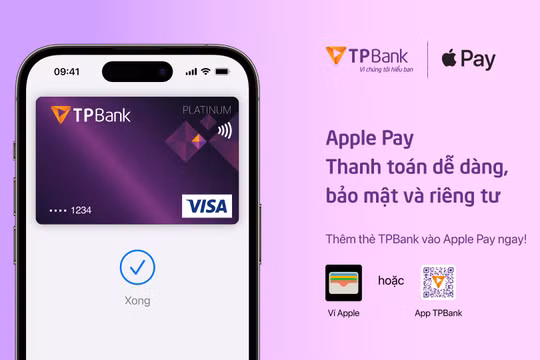 TPBank giới thiệu Apple Pay đến khách hàng