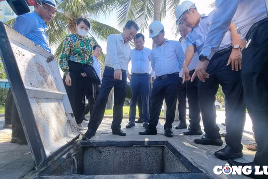 Bí thư Đà Nẵng kiểm tra bãi biển Mỹ Khê sau phản ánh của Báo Nhà báo và Công luận