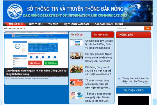 Đắk Nông công khai danh sách các văn phòng đại diện, phóng viên thường trú địa bàn