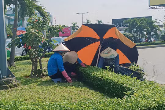 Người dân tìm đủ cách tránh nắng trong đợt nóng cao điểm tại TP HCM