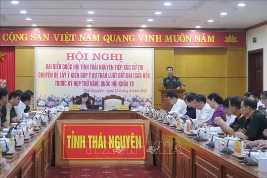 Cử tri kiến nghị về các quy định liên quan chuyển đổi mục đích sử dụng đất