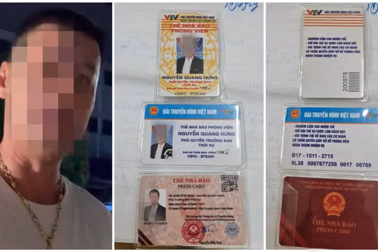 Đi giải quyết vi phạm nồng độ cồn, người đàn ông mang thẻ nhà báo giả