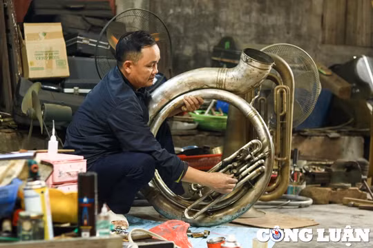 Thú vị những câu chuyện về làng làm kèn đồng thủ công Phạm Pháo (Nam Định)