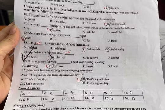 Sở GD&ĐT Kon Tum yêu cầu Công an điều tra, làm rõ vụ lộ đề thi Tiếng Anh