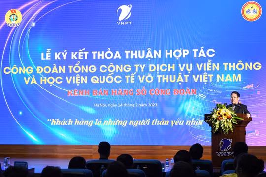 VNPT VinaPhone và Học viện Quốc tế võ thuật Việt Nam thực hiện chương trình phúc lợi và triển khai Kênh bán hàng số