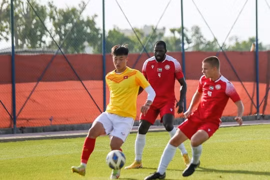 U20 Việt Nam thua Dubai City trước thềm giải U20 châu Á 2023