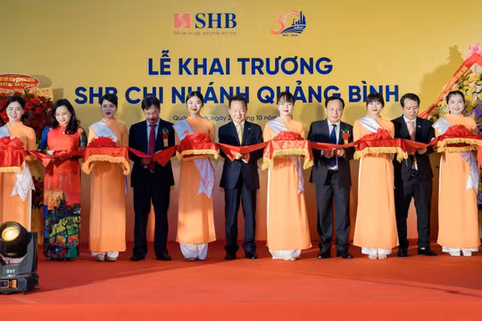 Tăng cường phát triển mạng lưới, SHB khai trương chi nhánh tại Quảng Bình