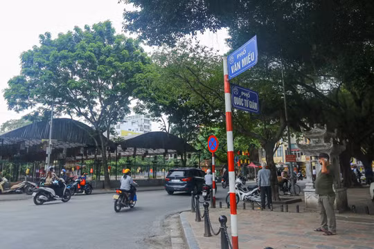 Hà Nội: Tiếp tục thí điểm tổ chức giao thông trên đường Quốc Tử Giám