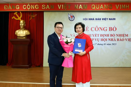 Bổ nhiệm PGS.TS. Đỗ Thị Thu Hằng làm Trưởng Ban Nghiệp vụ Hội Nhà báo Việt Nam
