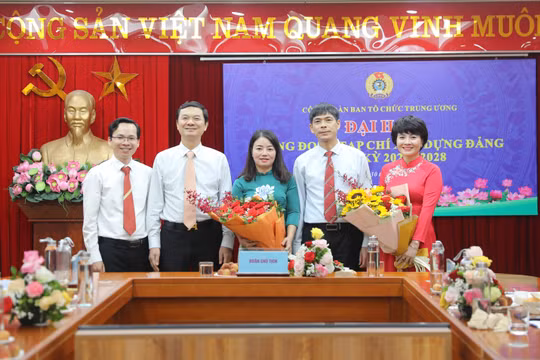 Công đoàn Tạp chí Xây dựng Đảng tổ chức Đại hội nhiệm kỳ 2023-2028