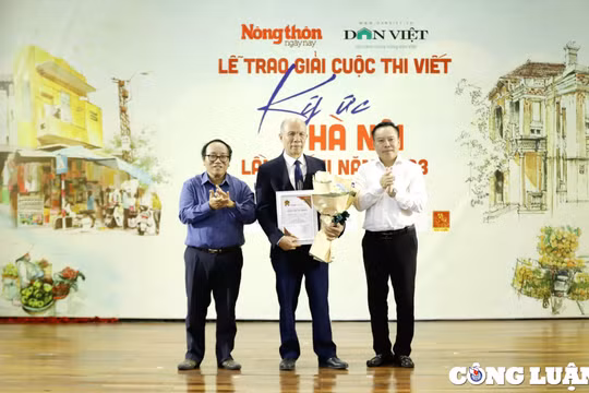 Báo Nông thôn Ngày nay trao giải Cuộc thi viết Ký ức Hà Nội lần thứ 2