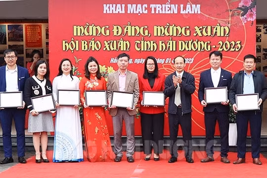 Hải Dương khai mạc Hội báo xuân Quý Mão 2023 và triển lãm mừng Đảng, mừng Xuân