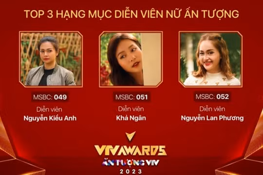 Kiều Anh, Khả Ngân, Lan Phương cạnh tranh giải Diễn viên nữ Ấn tượng - VTV Awards 2023