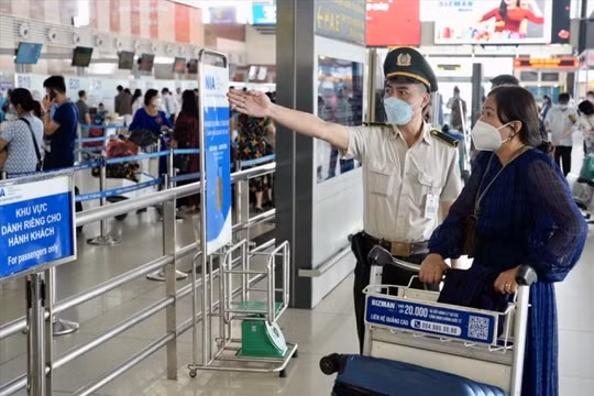 Kiểm soát an ninh hàng không cấp độ 1 trong dịp Tết 2023