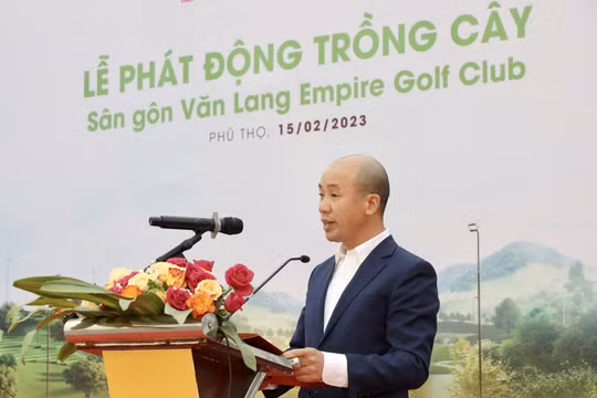 Phát động trồng cây phủ xanh 16 ha dự án sân golf tại tỉnh Phú Thọ