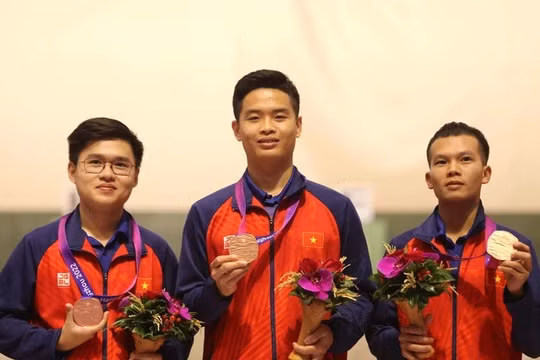 Bắn súng Việt Nam giành 9 huy chương vàng tại giải vô địch Đông Nam Á