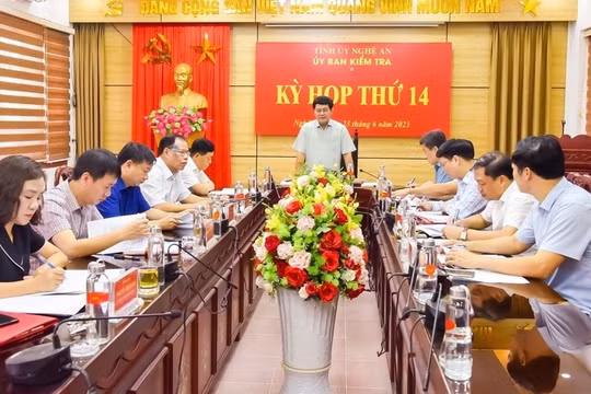 Nghệ An: Xem xét, đề nghị thi hành kỷ luật một số tổ chức, cá nhân
