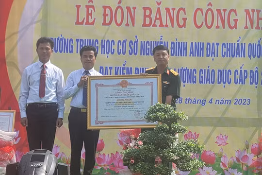 Thừa Thiên Huế: Trường THCS Nguyễn Đình Anh đạt chuẩn quốc gia