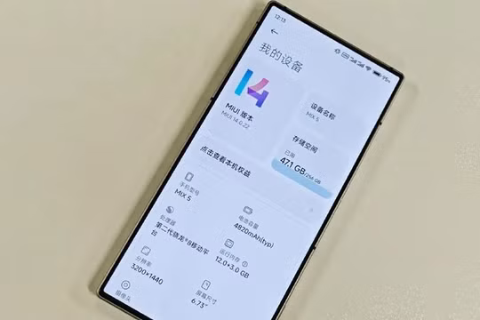 Hình ảnh thực tế Xiaomi MIX 5