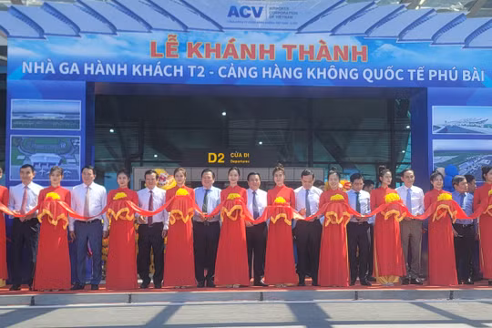 Thừa Thiên Huế: Khánh thành Nhà ga hành khách T2 - Cảng hàng không quốc tế Phú Bài
