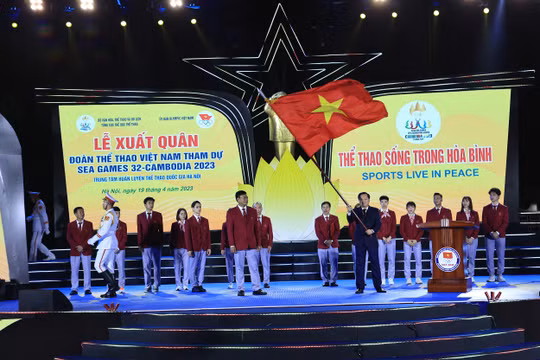 Đoàn Thể thao Việt Nam quyết tâm 'hái vàng' tại SEA Games 32