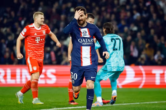 Messi vô duyên, PSG thất bại 0-1 trước Bayern Munich