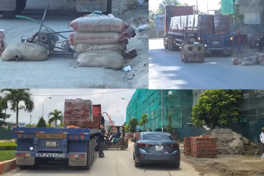 Thanh Hóa: Xuất hiện tình trạng lấn chiếm lòng lề đường gây mất an toàn giao thông