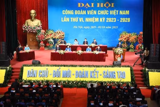 Đại hội Công đoàn viên chức Việt Nam lần thứ VI đề ra 3 khâu đột phá
