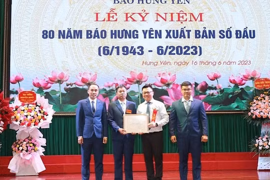 Báo Hưng Yên kỷ niệm 80 năm xuất bản số đầu và ra mắt giao diện mới