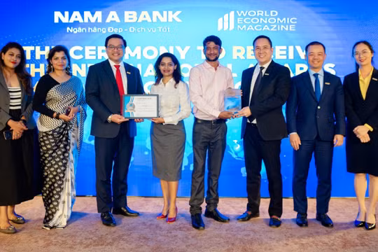 Nam A Bank nhận "Cú đúp" giải thưởng quốc tế