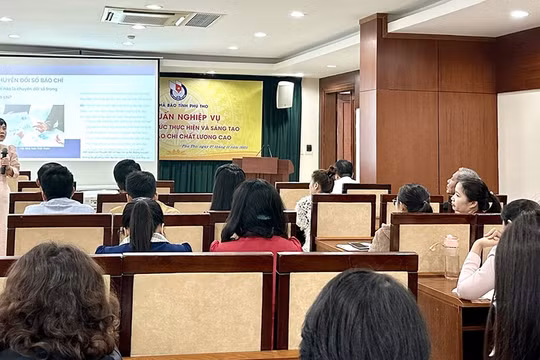 Phú Thọ tập huấn kỹ năng sáng tạo tác phẩm báo chí chất lượng cao